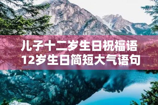 儿子十二岁生日祝福语 12岁生日简短大气语句