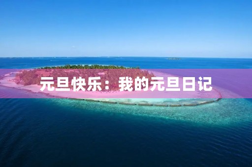 元旦快乐：我的元旦日记