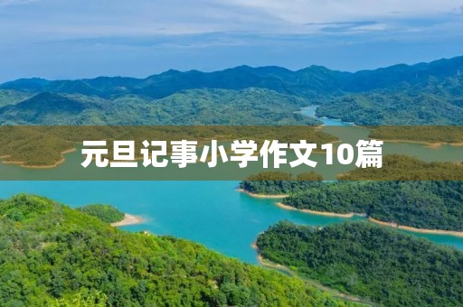 元旦记事小学作文10篇 元旦记事小学作文10篇
