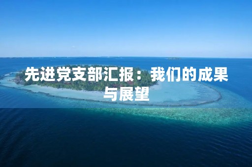 先进党支部汇报：我们的成果与展望