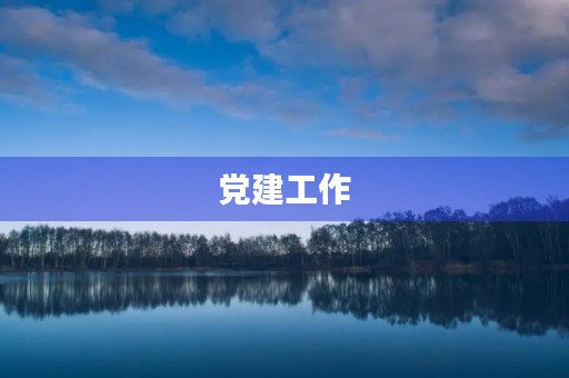 党建工作(党建工作主要做哪些) 党建工作(党建工作主要做哪些)