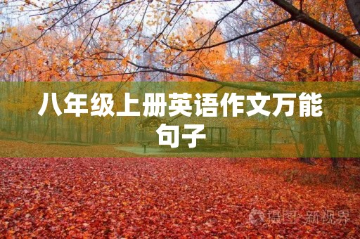 八年级上册英语作文万能句子