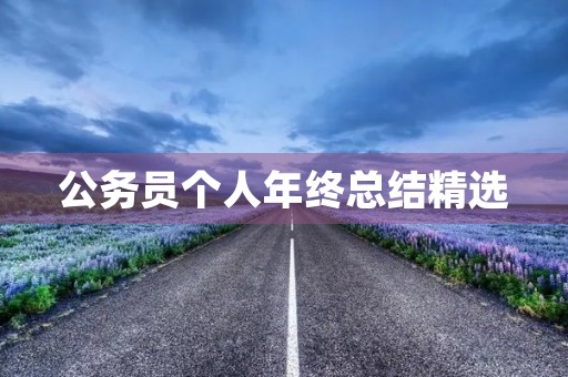 公务员个人年终总结精选