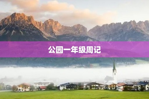 公园一年级周记 公园一年级周记