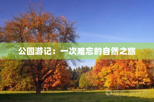 公园游记:一次难忘的自然之旅 公园游记:一次难忘的自然之旅