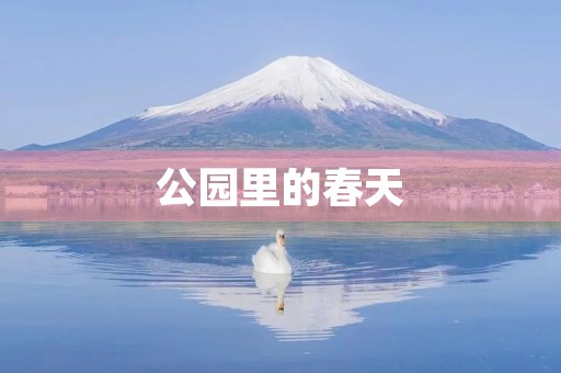 公园里的春天 公园里的春天