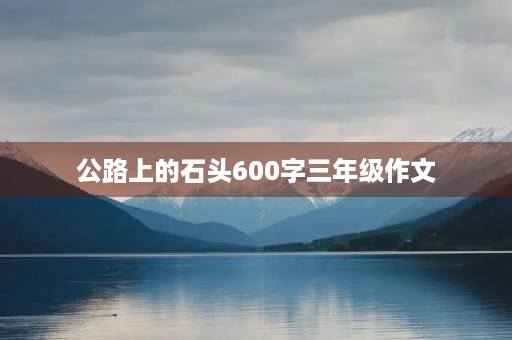 公路上的石头600字三年级作文 公路上的石头600字三年级作文