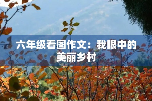 六年级看图作文：我眼中的美丽乡村