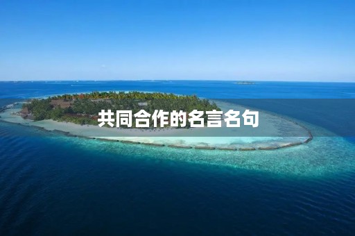共同合作的名言名句，共同合作的名言警句