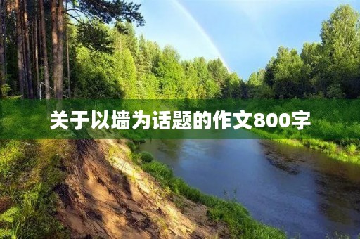 关于以墙为话题的作文800字 关于以墙为话题的作文800字