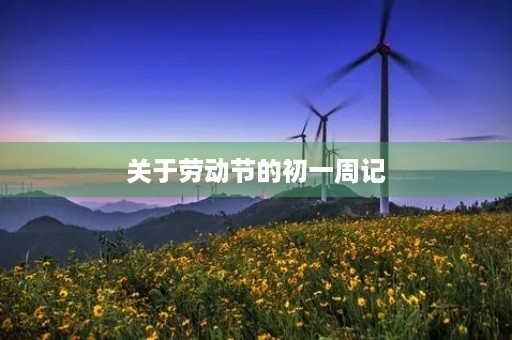 关于劳动节的初一周记 关于劳动节的初一周记