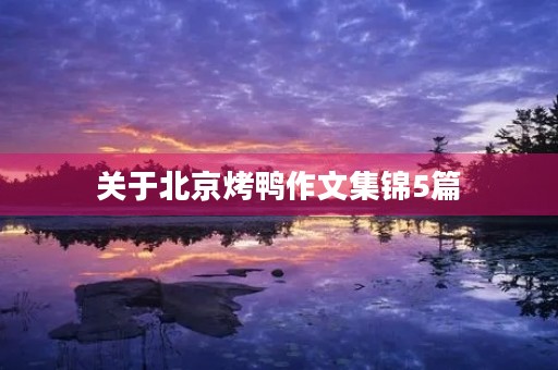 关于北京烤鸭作文集锦5篇