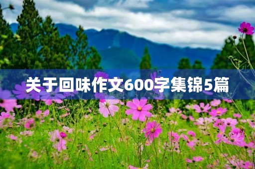 关于回味作文600字集锦5篇 关于回味作文600字集锦5篇