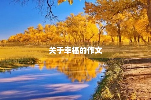 关于幸福的作文