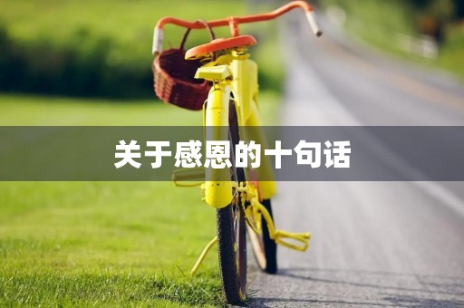 关于感恩的十句话(关于感恩的十句话有哪些) 关于感恩的十句话(关于感恩的十句话有哪些)