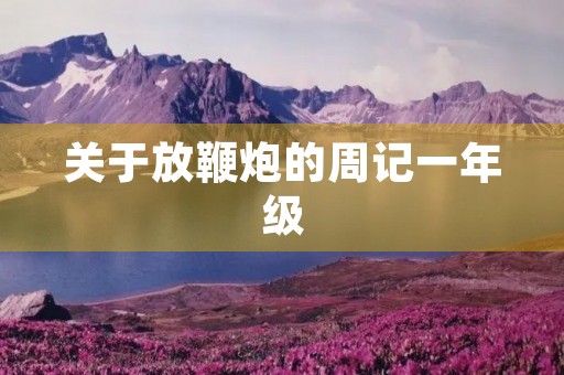 关于放鞭炮的周记一年级 关于放鞭炮的周记一年级