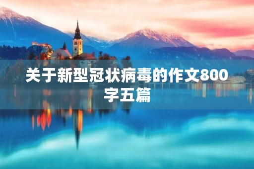 关于新型冠状病毒的作文800字五篇