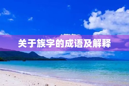 关于族字的成语及解释