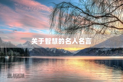关于智慧的名人名言(关于智慧的名人名言100条) 关于智慧的名人名言(关于智慧的名人名言100条)