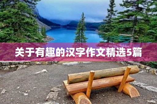 关于有趣的汉字作文精选5篇
