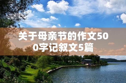 关于母亲节的作文500字记叙文5篇