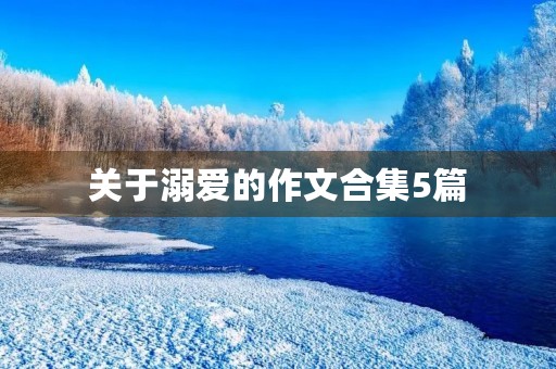 关于溺爱的作文合集5篇 关于溺爱的作文合集5篇