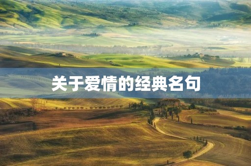 关于爱情的经典名句,关于爱情的经典名句格言最流传的 关于爱情的经典名句,关于爱情的经典名句格言最流传的