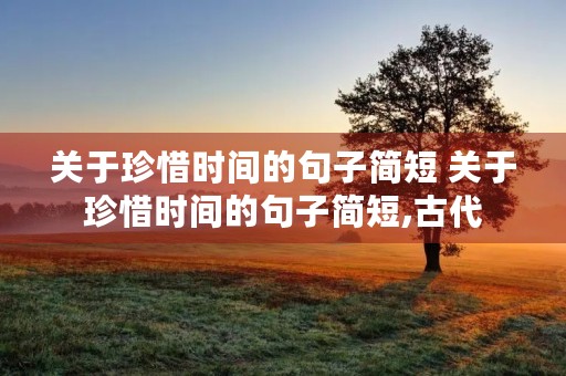 关于珍惜时间的句子简短 关于珍惜时间的句子简短,古代 关于珍惜时间的句子简短 关于珍惜时间的句子简短,古代