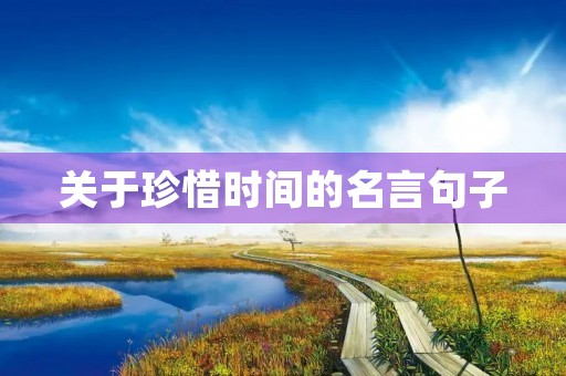 关于珍惜时间的名言句子(关于珍惜时间的名言句子 及作者) 关于珍惜时间的名言句子(关于珍惜时间的名言句子 及作者)