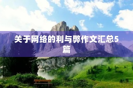 关于网络的利与弊作文汇总5篇