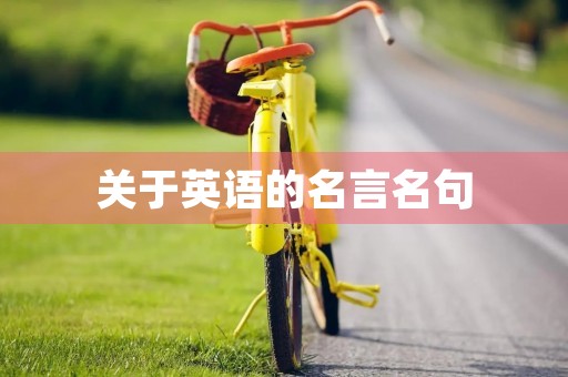 关于英语的名言名句,关于英语的名言名句带翻译 关于英语的名言名句,关于英语的名言名句带翻译