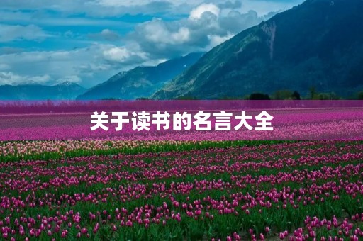 关于读书的名言大全，关于读书的名言大全短句100