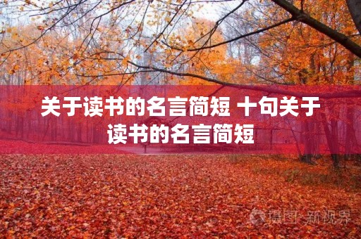 关于读书的名言简短 十句关于读书的名言简短 关于读书的名言简短 十句关于读书的名言简短