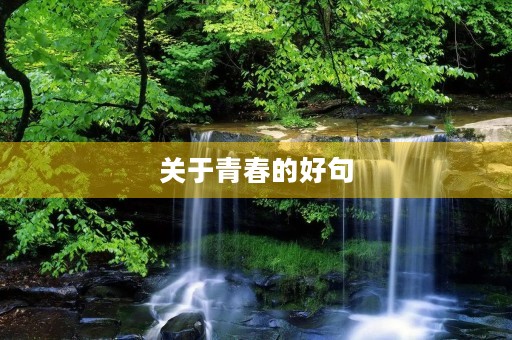关于青春的好句,关于青春的好句子摘抄 关于青春的好句,关于青春的好句子摘抄