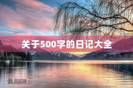 关于500字的日记大全 关于500字的日记大全