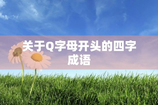 关于Q字母开头的四字成语