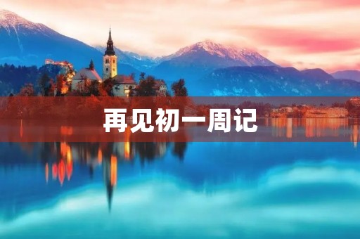 再见初一周记