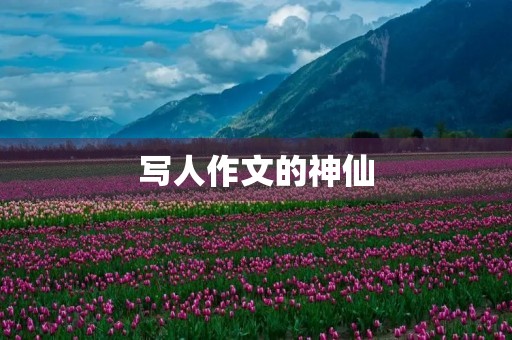 写人作文的神仙 写人作文的神仙