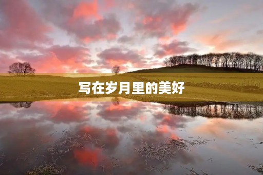 写在岁月里的美好
