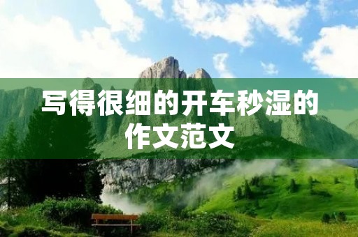 写得很细的开车秒湿的作文范文 写得很细的开车秒湿的作文范文