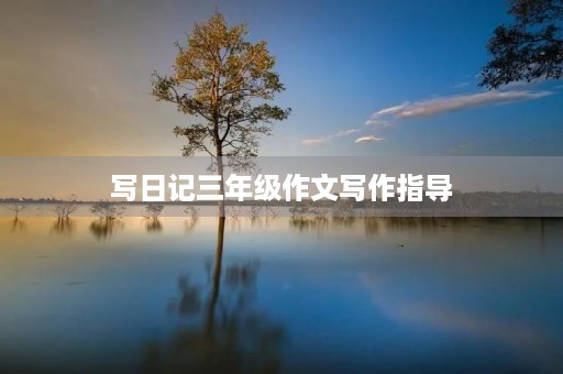 写日记三年级作文写作指导 写日记三年级作文写作指导