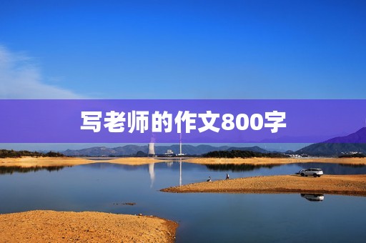 写老师的作文800字