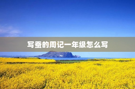 写蚕的周记一年级怎么写