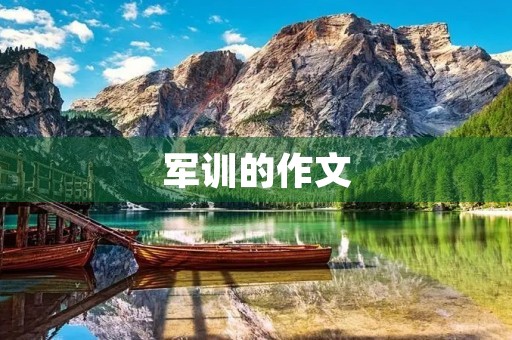 军训的作文 军训的作文