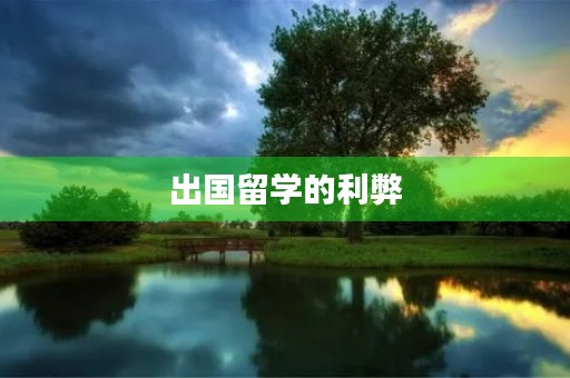 出国留学的利弊
