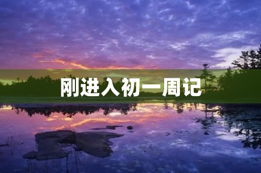 刚进入初一周记