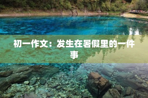 初一作文：发生在暑假里的一件事