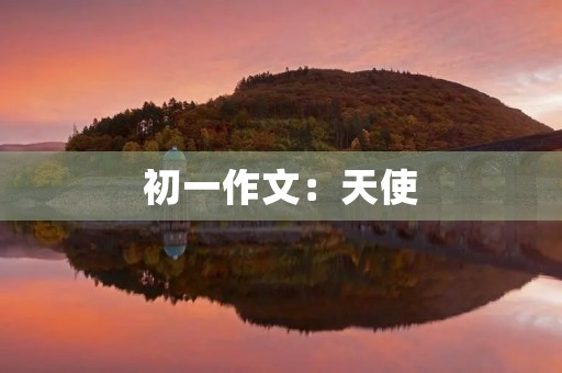 初一作文：天使