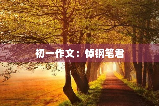 初一作文：悼钢笔君