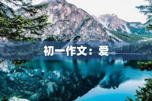 初一作文：爱，带给我愧疚